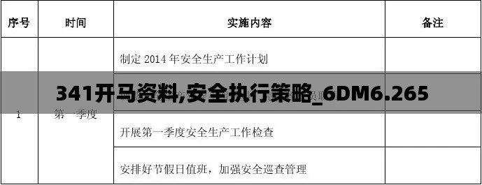 341开马资料,安全执行策略_6DM6.265