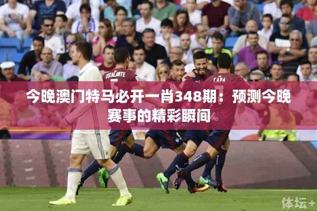 今晚澳门特马必开一肖348期：预测今晚赛事的精彩瞬间